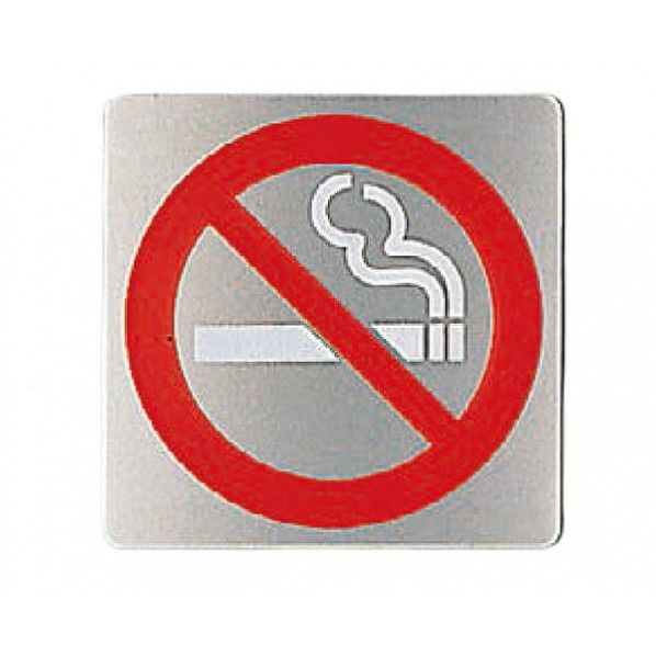 サインプレート 鏡面 60角×1mm NS-2-6 1枚