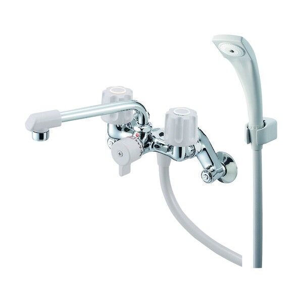 SANEI 2ハンドルシャワー混合栓 新品未使用品 三栄水栓 浴室用 ツーバルブシャワー混合栓 SK1104DK-W-13 一時