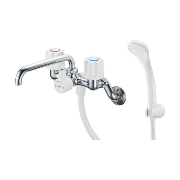 ツーバルブシャワー混合栓 27.4 x 27 x 12.3 cm 2kg シルバー SK21-W-13