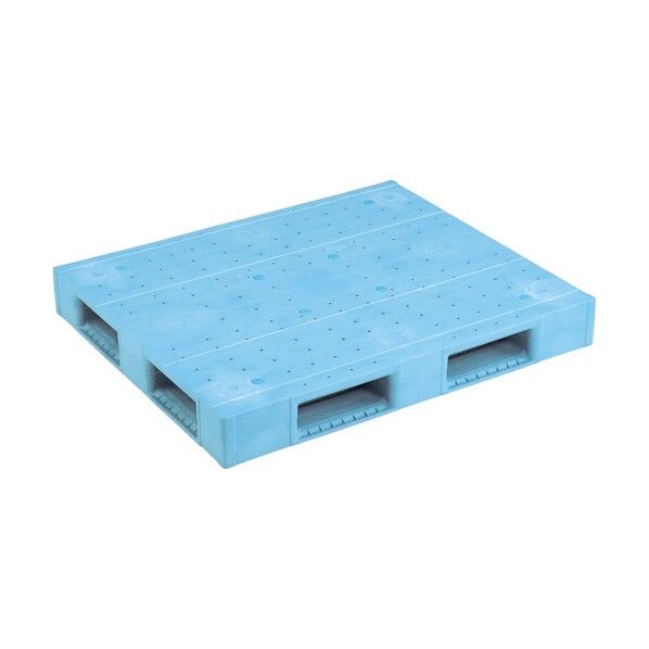 プラスチックパレット 812019 D4-1012F青