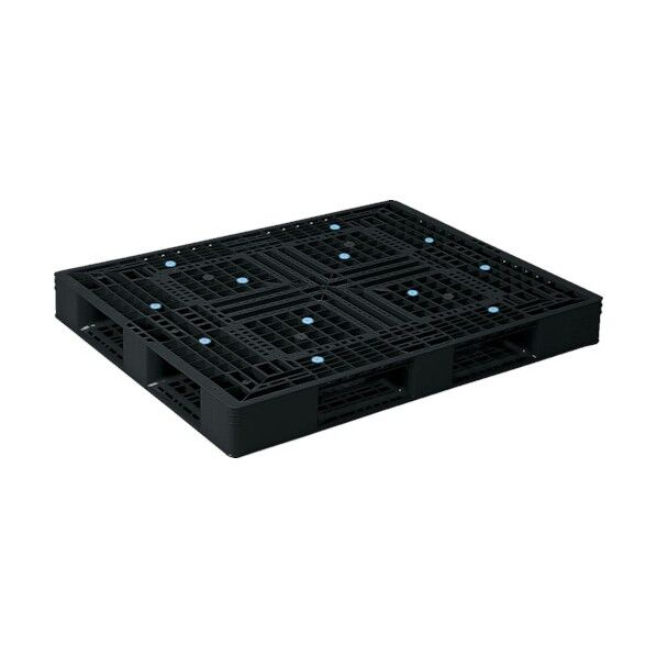 プラスチックパレット 816329 D4-1114-2黒