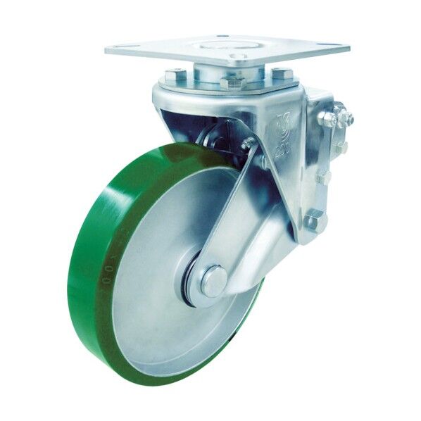 重荷重用クッションキャスター自在ウレタン車輪