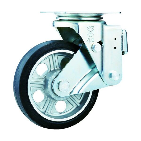 プレート式牽引用緩衝キャスター スカイキャスター 自在