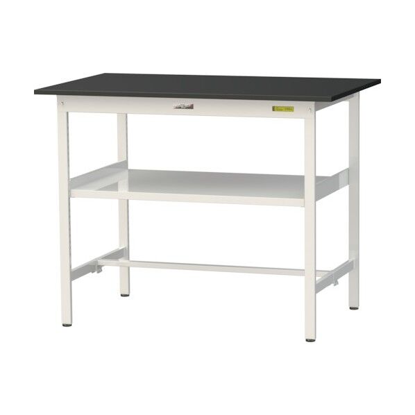 実験用ラボテーブル 固定式 SLKH-1275F-BKW 1台
