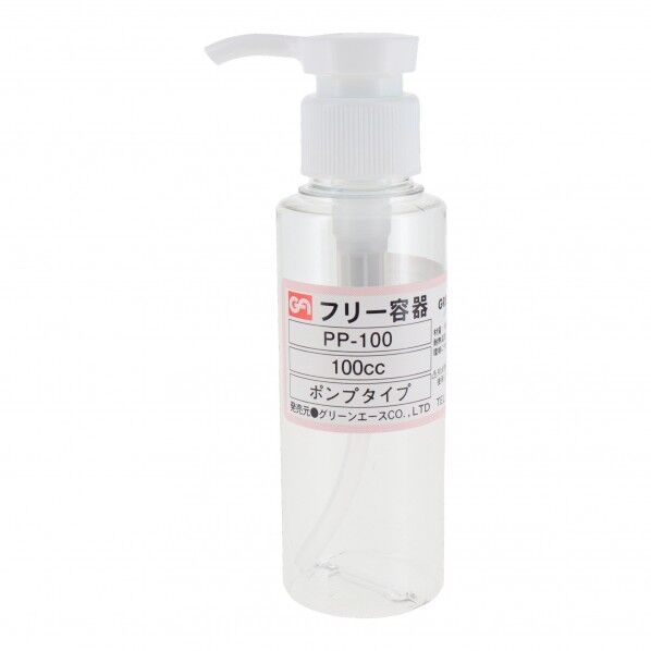 GA PETボトル(ポンプ式)100mL PP-100 100cc 526911 1ケ