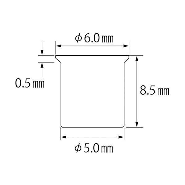 エビ印 ナットＫタイプスティール３－２．０（１０００個入） 145 x 93 x 53 mm NSK3M 1000個