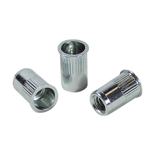 ローレットナット(スチール製) 薄頭