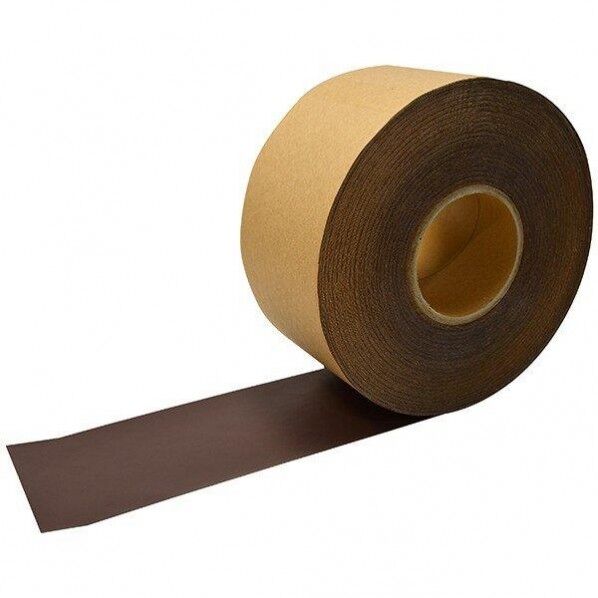 防草シート用粘着テープ 茶 10cmx50m