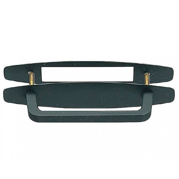 襖用角座付ハンドル 黒ツヤ消 HZ-41 1本