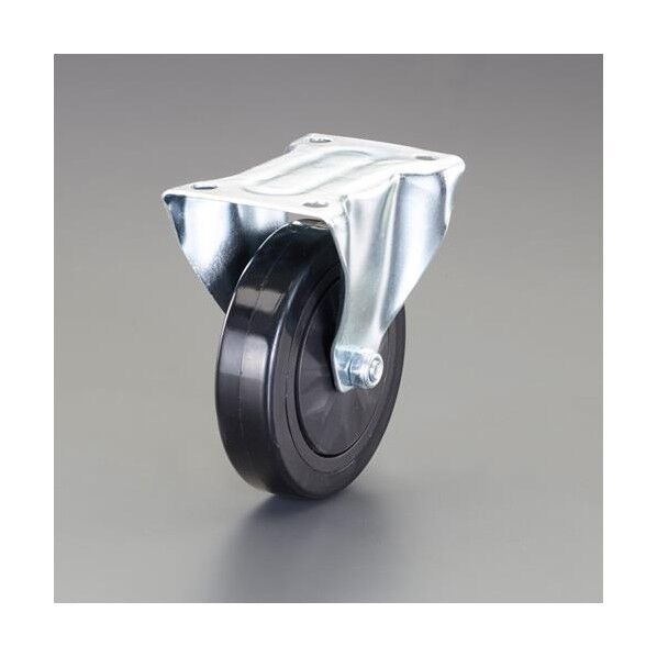 エスコ 固定金具キャスター(EA520BK-2用) 125mm EA520BK-102A 1