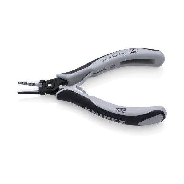 エスコ 精密用プライヤー(ESD/平) 135mm EA537KV-4 1...