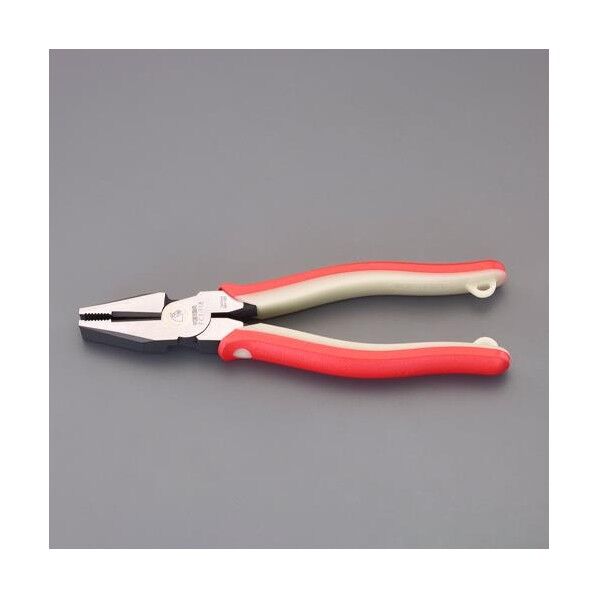 220mm 電工ペンチ(砲金構造/蓄光ハンドル) EA534FD-220 1丁