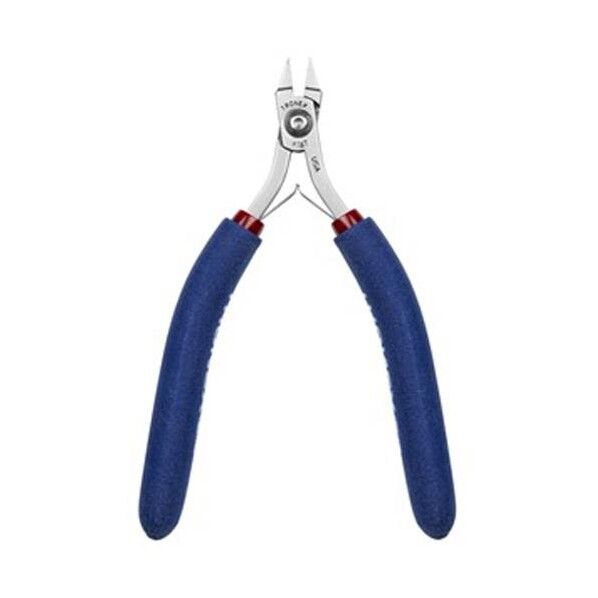 142mm 精密プライヤー(ESD/平/バネ付) EA537T-42 1丁