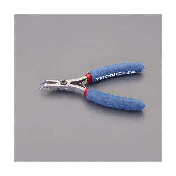 124mm/45°精密プライヤー(ESD/半丸/ベント) EA537T-61 1丁