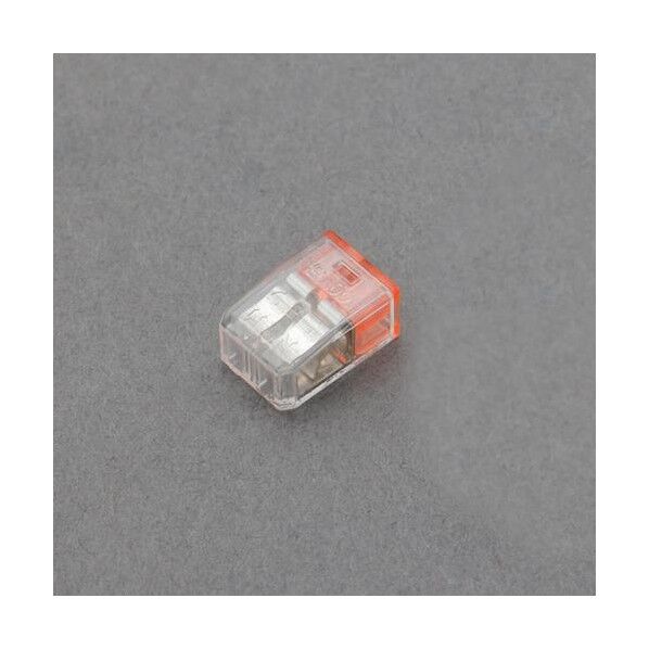 エスコ(esco) 2極 小型差込形電線コネクター(3個) EA538PD-21 1PK