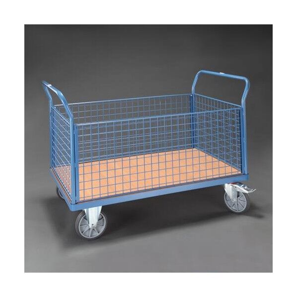 1000x600mm/600kg 運搬車(メッシュかご付) EA520BE-42 1台