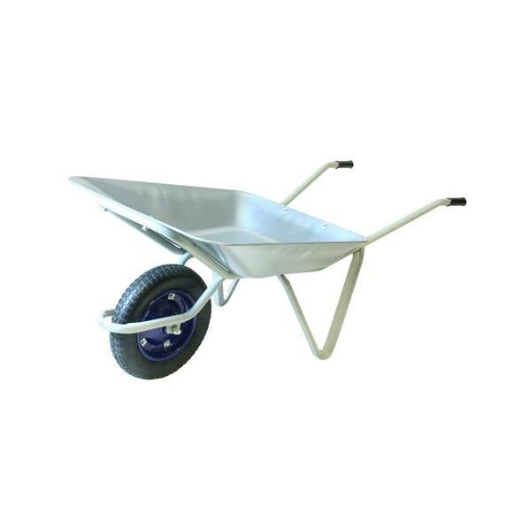※法人専用品※esco|エスコ 1340x680x555mm/100kg 一輪車(ノーパンクタイヤ) EA520DB-1 1台