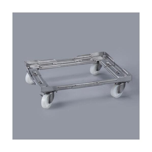 ※法人専用品※エスコ 310-410x610-710mm/200kg ドーリー(オールステンレス) EA520AR-83 1台