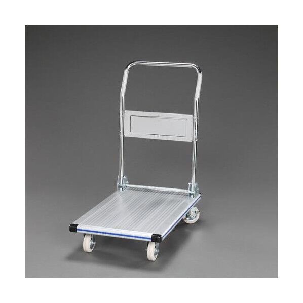 740x480mm/150kg 運搬車(ブレーキ付/アルミ製) EA520BE-7A 1台