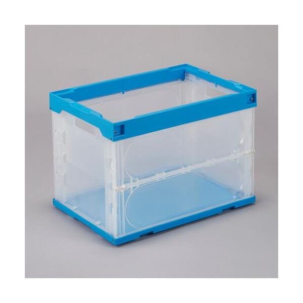 530x366x380mm/60.7L 折畳コンテナ(透明)