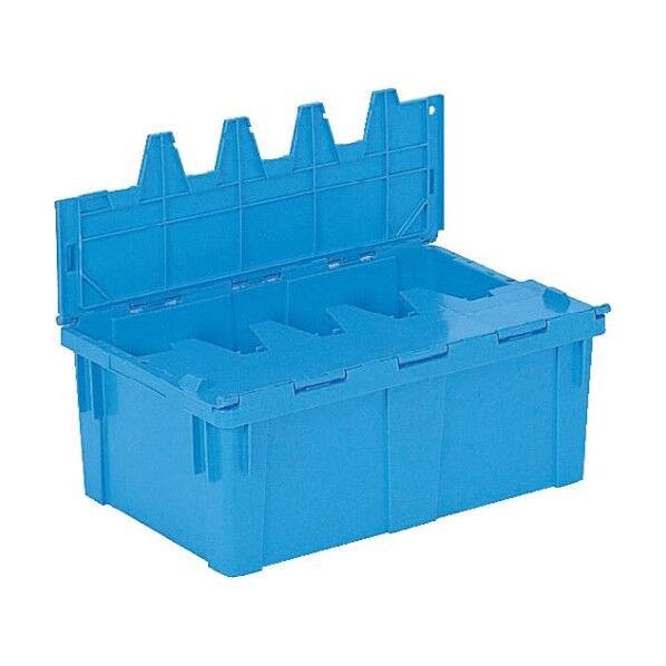 545x345x220mm/29.6L コンテナ(青/蓋付)