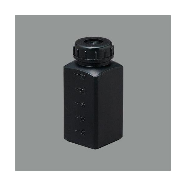 55x55x128mm/ 250ml 角型ポリ容器(遮光) EA508AK-53 1個