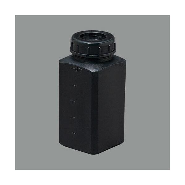 70x70x153mm/ 500ml 角型ポリ容器(遮光) EA508AK-54 1個