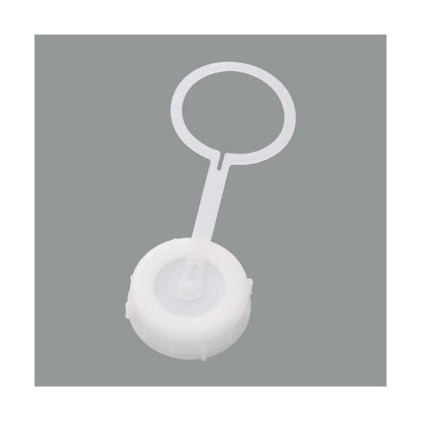 ポリタンク用キャップ(平たん側ツル付/ホワイト) 20L EA508AT-233 1個