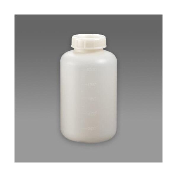 φ100x186mm/1000ml 広口ポリ容器(帯電防止) EA508CB-4 1本