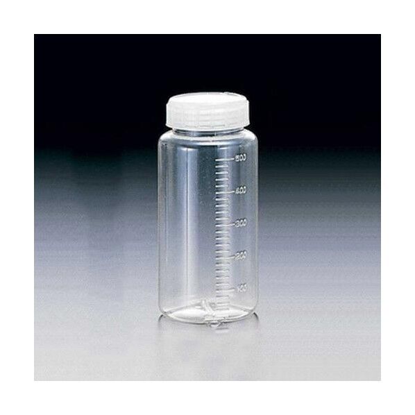φ 63x127mm/ 250ml 広口ポリ容器(クリアー) EA508CC-12 1本