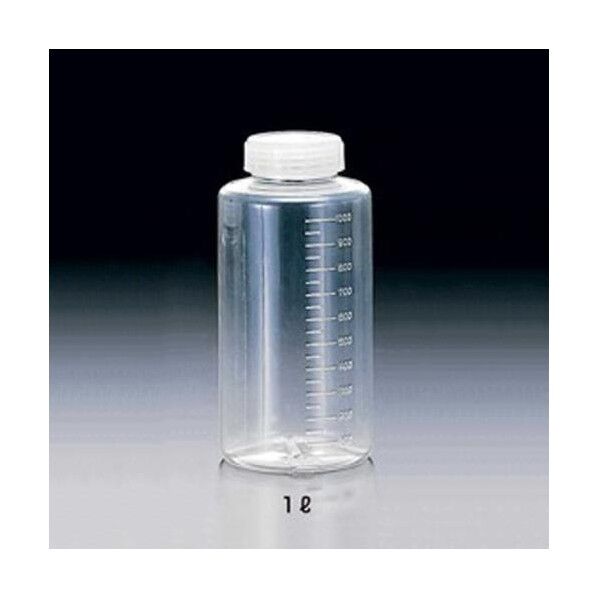 φ 95x200mm/1000ml 広口ポリ容器(クリアー) EA508CC-14 1本