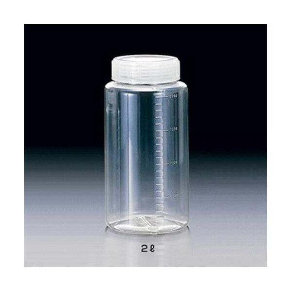 φ121x246mm/2000ml 広口ポリ容器(クリアー) EA508CC-15 1本