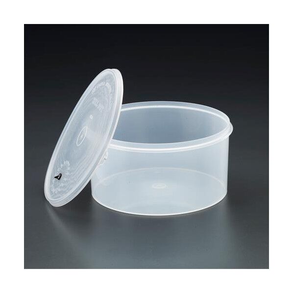 φ300x166mm/ 9.0L 保存容器(丸型) EA508FC-8 1個