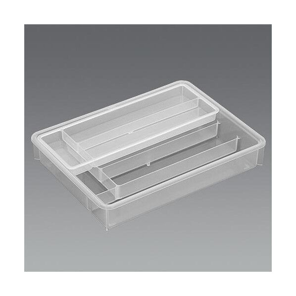 315x237x56mm 整理用トレー(2段/ポリプロピレン) EA508FC-58 1個