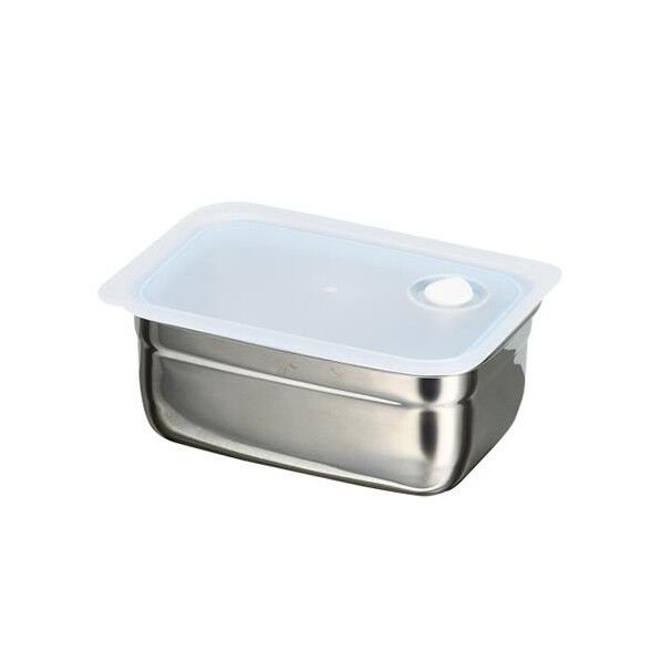 エスコ(esco) 180x120x 80mm/1.0L 保存容器(ステンレス製) EA508TF-4 1個
