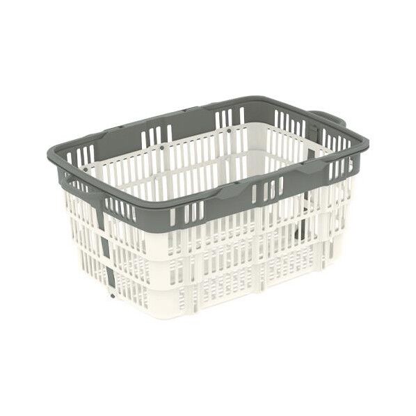 570x361x237mm/30.1L コンテナ(グレーホワイト)