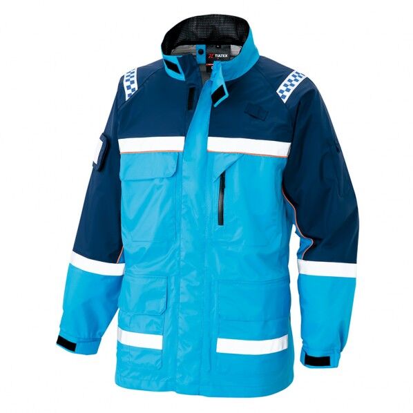 感染防止ジャケット 006ブルー LL 56306 1着