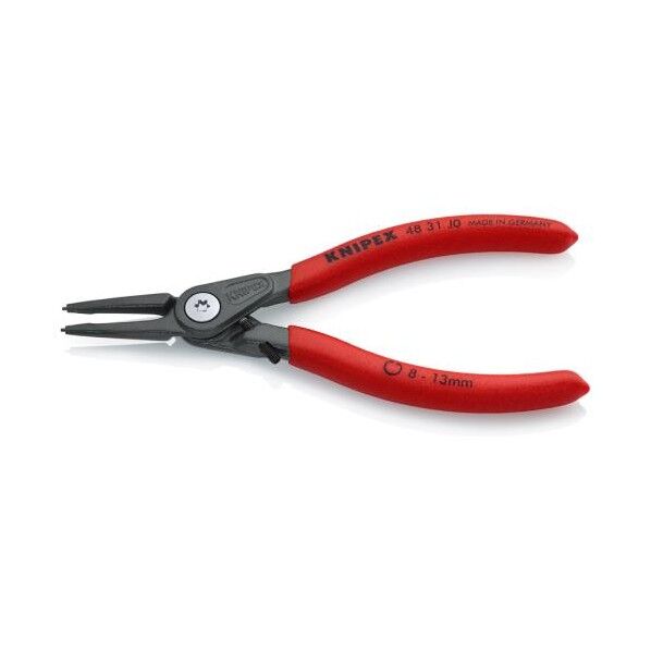 8- 13mm 穴用スナップリングプライヤー(ストッパー付)