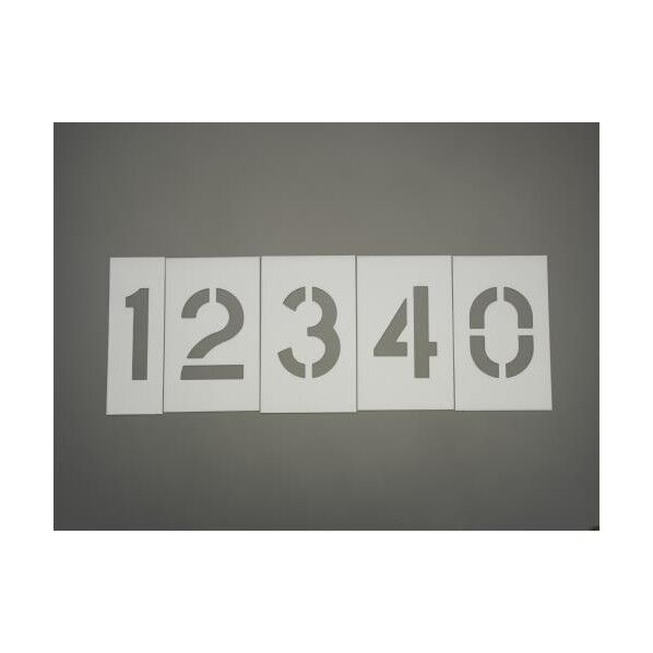 エスコ(esco) 約102mm/12枚組 ステンシププレート(プラスチック) EA591BX-68...