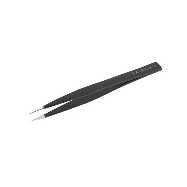 エスコ(esco) 0.5x125mm/ AA 精密用ピンセット(ステンレス製) EA595AK-167 1個
