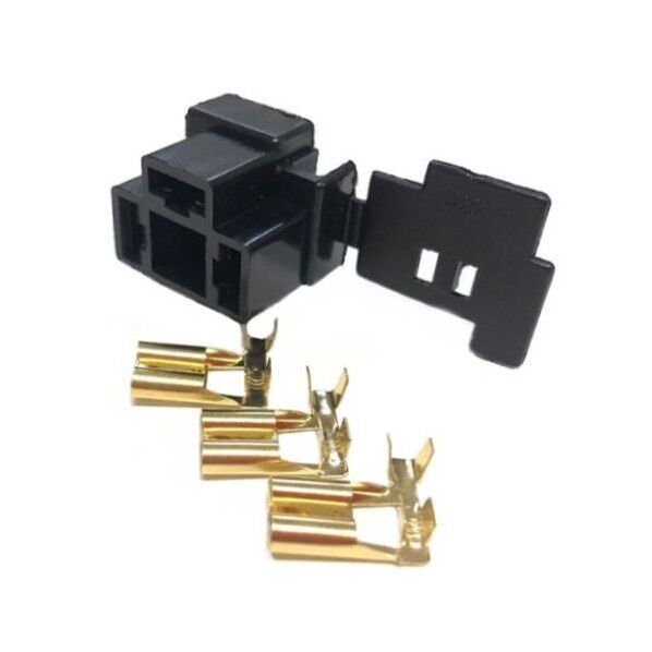 [H4用]カプラー&メス端子セット(二輪車用)