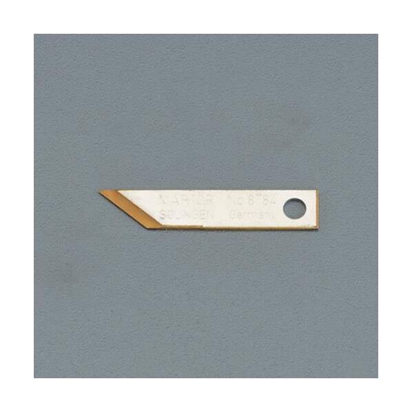 エスコ(esco) ナイフ替刃(EA589AA-56用/10枚/片刃/tinコート EA589AA-59 1PK...