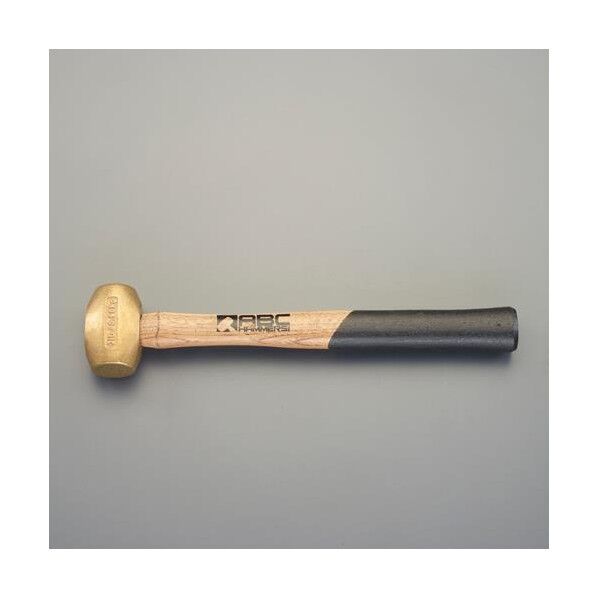 0.90kg/38mm 真鍮ハンマー(木柄) EA575EL-12 1個