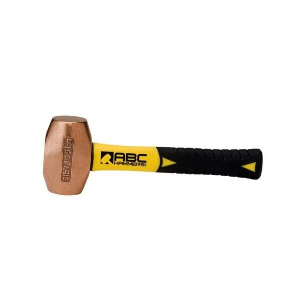 ※法人専用品※エスコ 1630g/43mm 銅ハンマー(グラスファイバー柄) EA575ES-22 1個