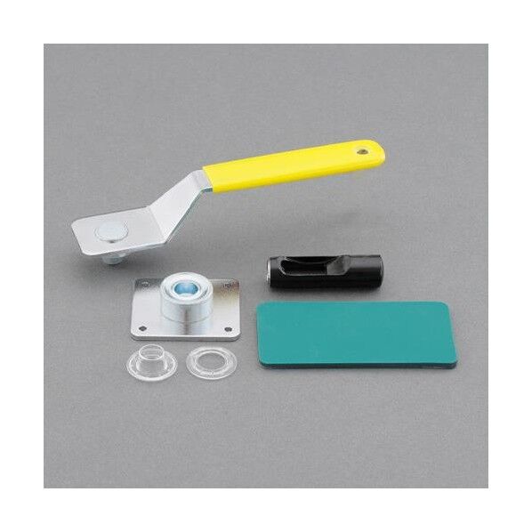 12mm 両面ハトメパンチセット(プラスチック) EA576MB-2 1個