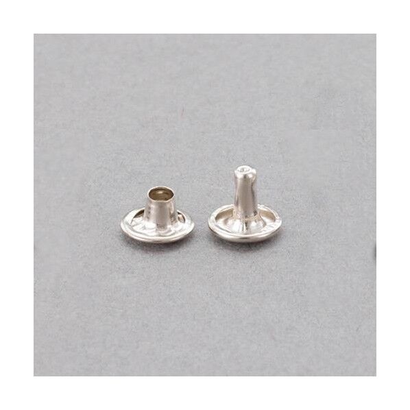 9mm/ 8.5mm 大カシメピン(鉄ニッケルメッキ/30組) EA576MR-51 1PK