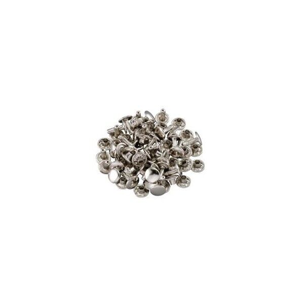 9mm/11.5mm 大カシメピン(鉄ニッケルメッキ/30組) EA576MR-52 1PK