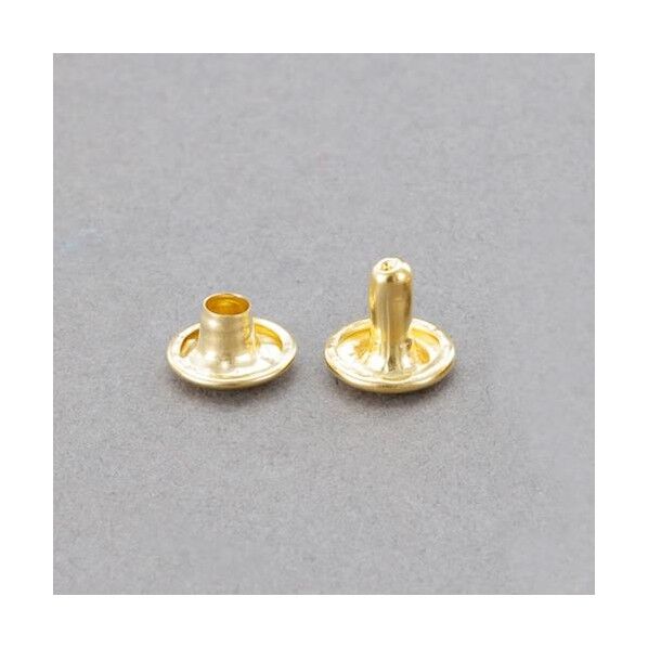 9mm/ 8.5mm 大カシメピン(鉄・真鍮メッキ/30組 EA576MR-55 1PK