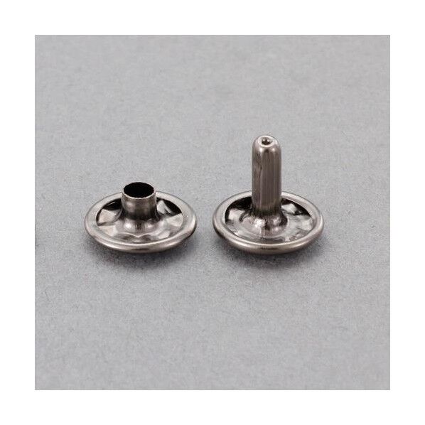 ※法人専用品※エスコ 13mm 特大カシメピン(ブラックニッケルメッキ/20組) EA576MR-62 1PK