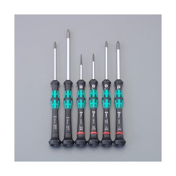 6本組 [+ pozidriv]ドライバー(精密用)